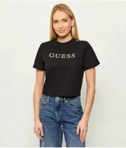 Футболка MARINA cropped fit Guess Jeans, черный