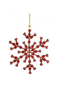 Декоративная подвеска 13,5 х 11,5 х 1 см Inne, красный