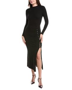 Сандро платье-свитер из смесовой шерсти и кашемира Sandro, черный