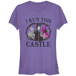 Облегающая футболка Disney's «Спящая красавица» «Малефисента управляет этим замком» Licensed Character