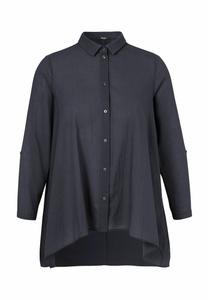Блуза frapp Button-down blouse, Dunkelblau/Dark Blue