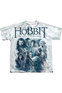 Футболка "Хоббит: Готов к битве" с коротким рукавом для детей Gildan, белый
