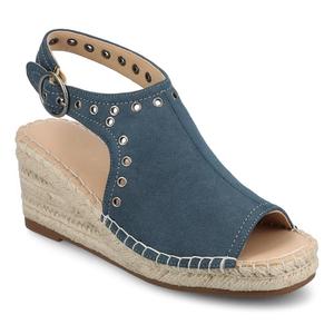 Эспадрильи на танкетке Crisie Journee, navy