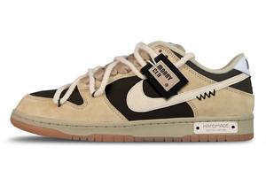 Dunk SB устойчивые к истиранию низкие кроссовки для скейтбординга унисекс Nike, коричневый