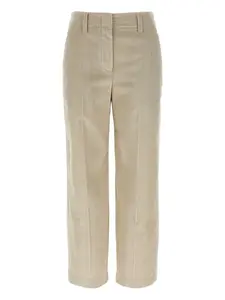 Вельветовые брюки Brunello Cucinelli, нейтральный