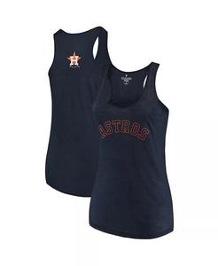 Женская темно-синяя майка больших размеров Houston Astros Swing for the Fences Racerback Soft As A Grape