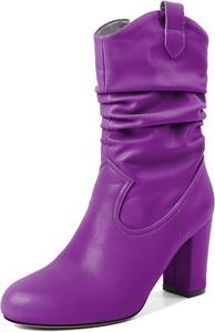 Женские ботильоны Zamikoo, высокая платформа, круглый носок, массивный каблук, короткие ботильоны, на молнии, из искусственной кожи, модные и удобные, вечерние сапоги, каблук 3,5 дюйма