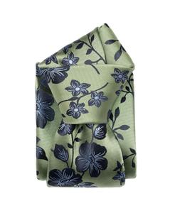 Мужской галстук Silvio из жаккардовой шелковой ткани Elizabetta, Green