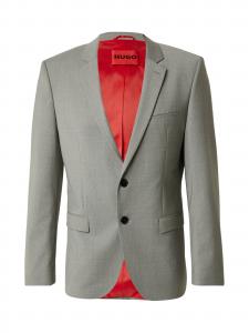 HUGO Приталенный пиджак 'Arti' в светло-сером цвете