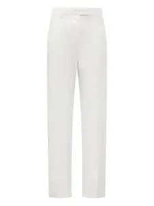 Брюки со складками Ferragamo, белый