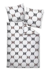 Постельное белье Janine серый, черный, белый, 135/200 см