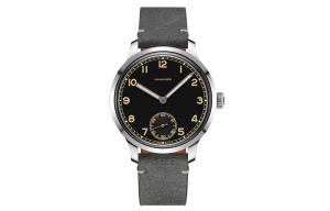 LONGINES Часы Classic Vintage Manual Mechanical Movement Men's Watch Watch 43mm Black Dial Stainless Steel Case, Black Dial