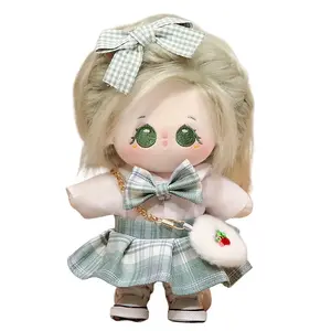 Мягкая игрушка мультяшная милая кукла Cotton Doll 20 см CHUNTUSHU, зеленый
