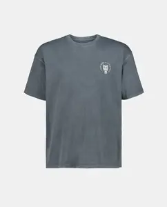 Футболка мужская с короткими рукавами и принтом в технике «garden dye» Green Coast, черный