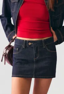 Юбка а-силуэта Bershka, Royal Blue