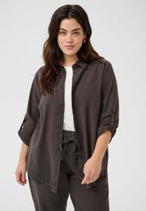 Блузка на пуговицах Kaffe Curve, черный