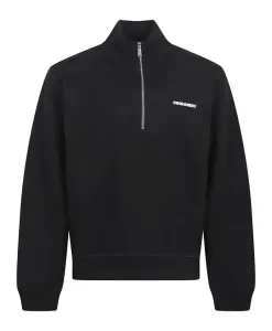 Черная толстовка с принтом "Нью-Йорк". Dsquared2, черный