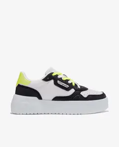 Женские блестящие кроссовки на базовой сетчатой ​​платформе Court D.Franklin, черный