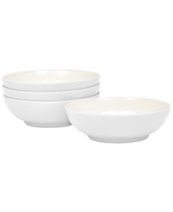 Набор из 4 суповых/хлопьевых мисок Colorwave объемом 22 унции Noritake, белый