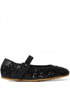 Stella McCartney балетки с пайетками, черный