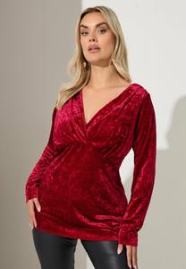 Блуза Yours Clothing Blouse, Red