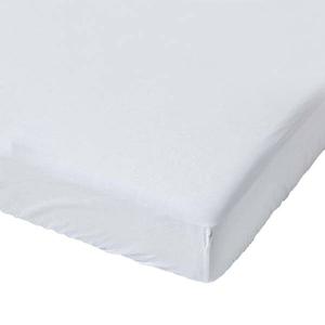 Простынь на подгонке Homescapes Kinderbett Fadenzahl 200, 60x1x120 см, белый