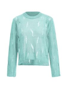 Женский свитер цвета лагуны faina