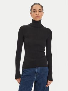 Свитер с высоким воротником приталенного кроя Ivy Oak, черный