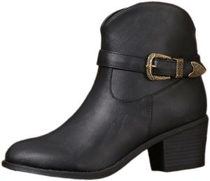 AtXiteli Стильные женские ботильоны до щиколотки - с заостренным носком, коричневая кожа, ботильоны на каблуке с боковой молнией и стопором