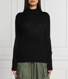 Свитер из шерсти Pinko negroni lupetto slim fit, черный