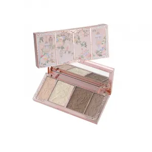 FlowerKnows Butterfly Cloud Shoulder Collection Relief Highlighter Contouring Palette Natural 16g Flower Knows, 02 коричневый Tray