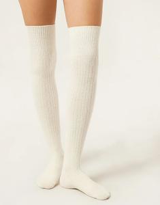 Гольфы Calzedonia Longuette молочно-белого цвета