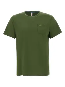 Футболка с круглым вырезом Sun68, зеленый