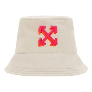 Бейсболка (WMNS) Off-White Arrow Bucket Hat 'Beige Fuchsia', бежевый