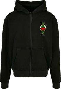 Толстовка на молнии Santa Monica Heavy Oversize Hoody Upscale by Mister Tee, черный