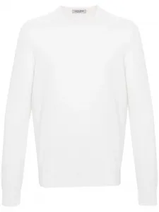 Кашемировый джемпер тонкой вязки Fileria, белый