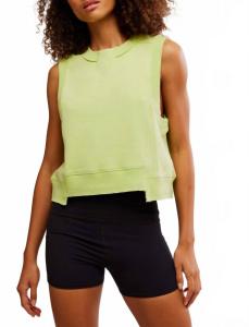 Топ Intercept в цвете лайм Free People, Key Lime