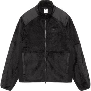 Толстовка Nike FW25 FULL ZIP FLEECE унисекс Stussy, черный