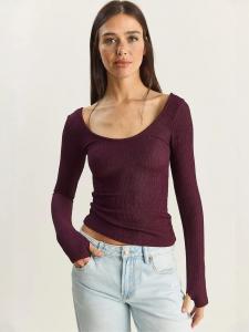 Bianco Lucci Лонгслив в цвете цикламен