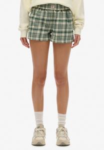 Шорты Superdry & Co CHECK ELASTIC, Green Check/Green