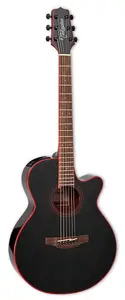 Акустическая/электрогитара Takamine GF49CE FX - Космический черный с блеском