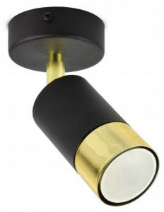 Потолочный светильник Kiki Design Koln, 10x10x10 см, черный/золотой