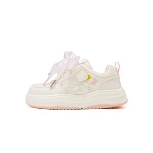 Износостойкие низкие детские скейтерские кроссовки Kids' BELLE, розовый