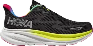 Кроссовки Wmns Clifton 9 'Black Rainbow', черный