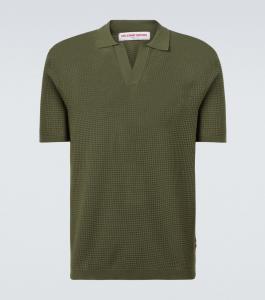 Поло Roddy из вафельной ткани Orlebar Brown, Herbal Green