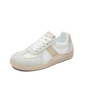 SUPEREDGE Дышащие легкие низкие кеды для женщин бежевые, цвет Beige