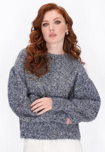 Джемпер DreiMaster Jumper, Navy Melange/Dark Blue