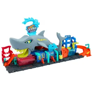 Автомойка Hot Wheels City Ultra Shark, мультиколор