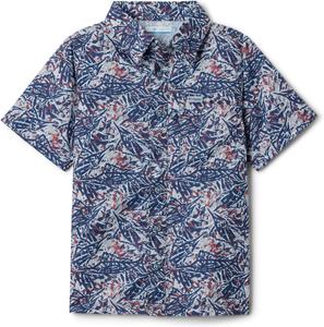 Columbia Boys Slack Tide рубашка с коротким рукавом, Nocturnal Marlin Palms