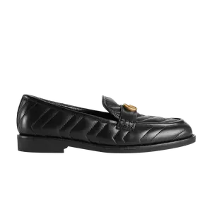 Кроссовки Gucci Wmns Double G Loafers 'Black', черный